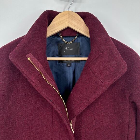 J. Crew Nello Gori Cocoon Coat in Italian Stadium Cloth Wool Blend Jacket - Picture 8 of 14